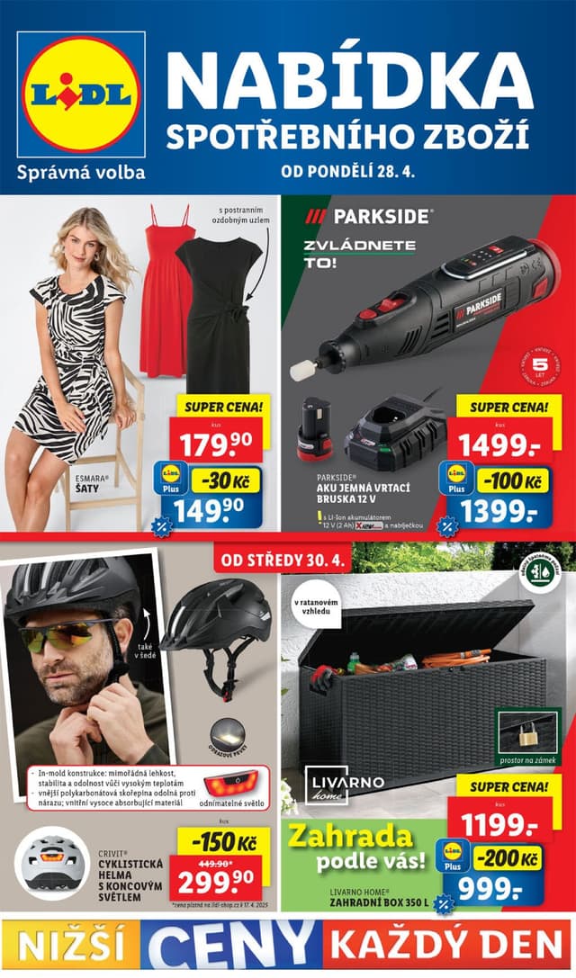 Lidl leták Spotřební zboží 28.4. - 4.5.
