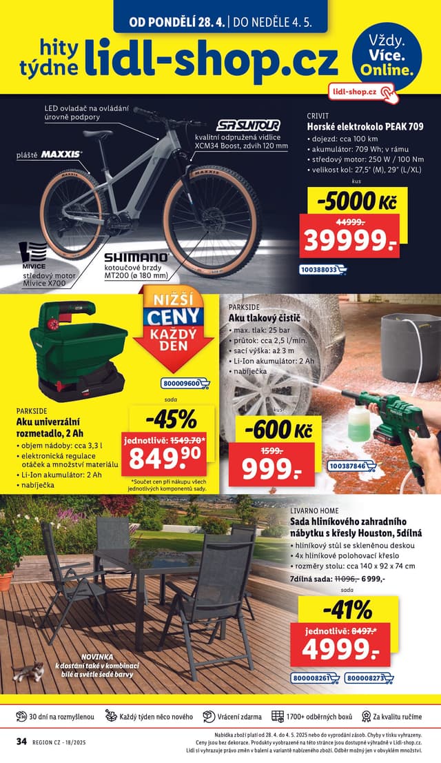 Lidl leták Eshop 28.4. - 4.5.