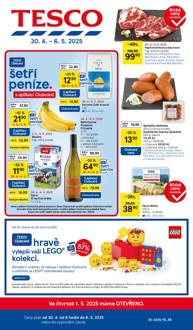 Tesco leták 30.4. - 6.5.